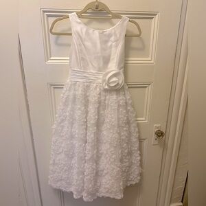Girls size 12 white dress